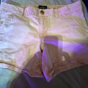 American Eagle Outfitters Light Pink Cotton Chino Shorts